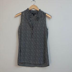 J.Crew Ruffle Tank Sz 0